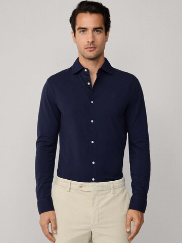 Hackett London Regular Fit Hemd in Blau: Vorderseite