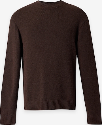 JACK & JONES Svetr 'JORNORREBRO' – hnědá: přední strana