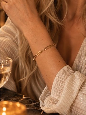 Bracelet 'Chain Link' Chic by Lirette en or
