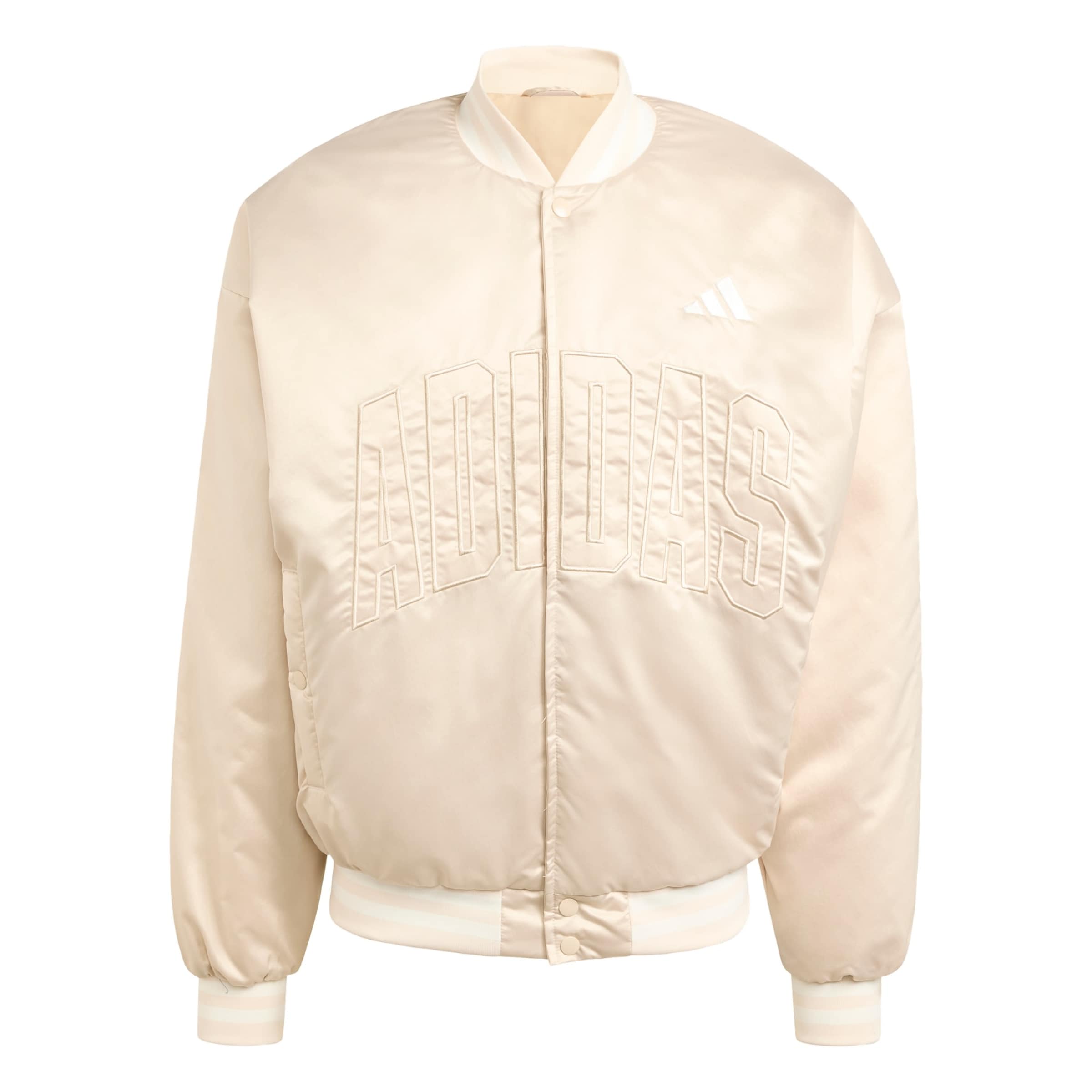 Veste de sport 'Stadium' ADIDAS SPORTSWEAR en beige : devant