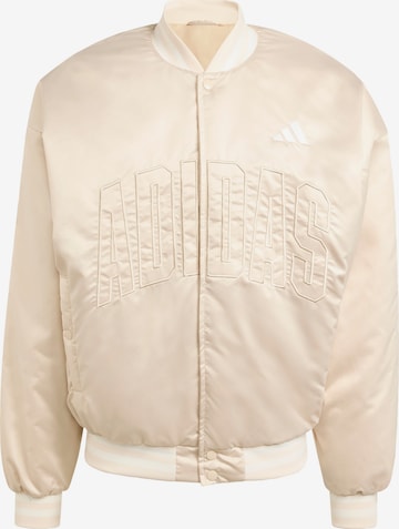 Veste de sport 'Stadium' ADIDAS SPORTSWEAR en beige : devant