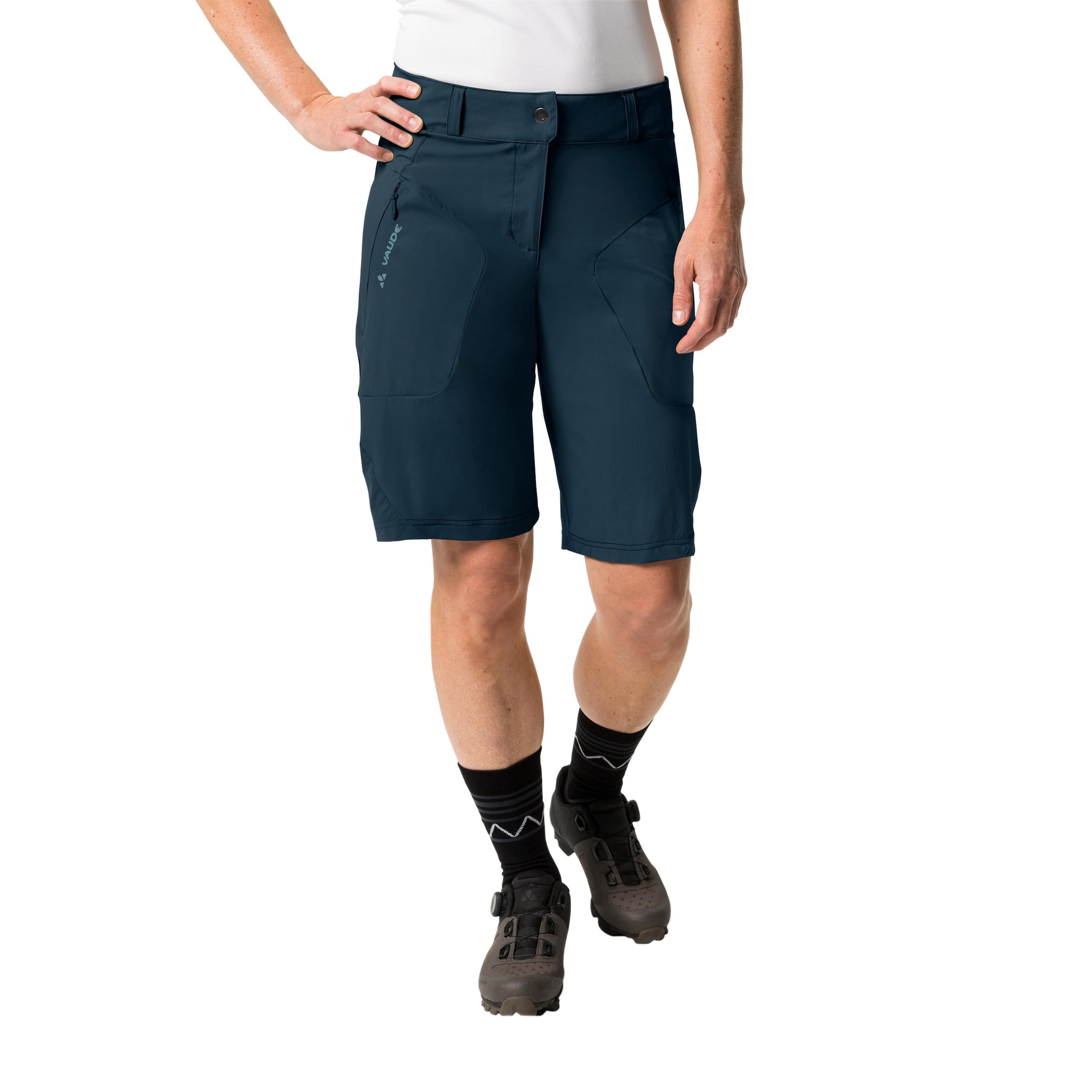 VAUDE Regular Workout Pants 'Altissimo II' in Blue: front