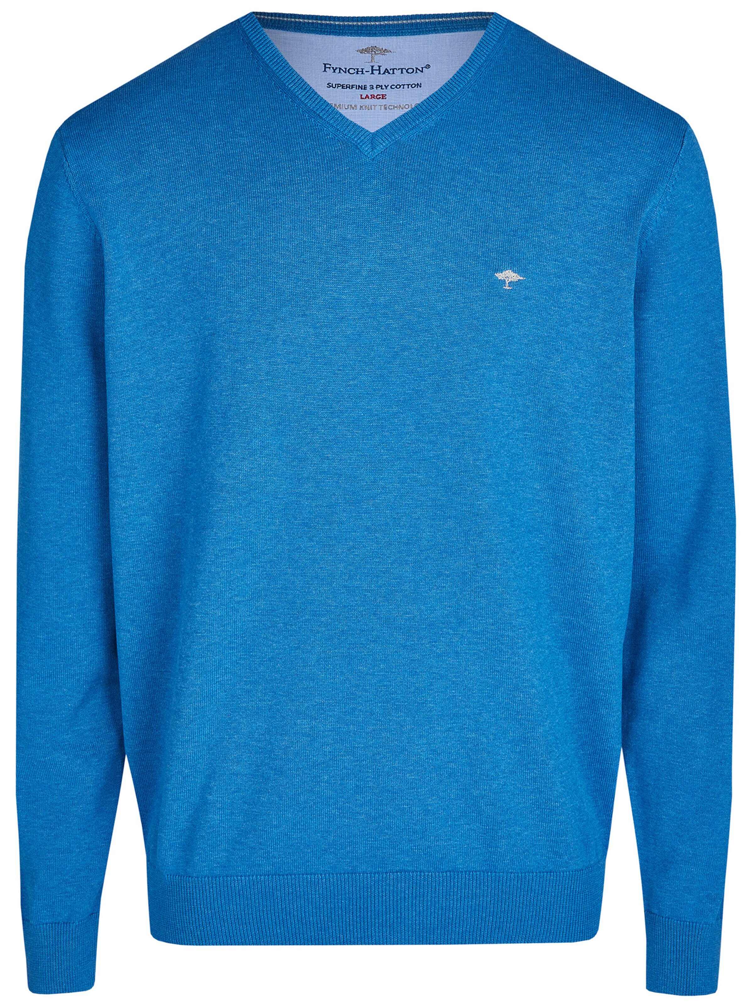 FYNCH-HATTON Pullover in Blau: Vorderseite