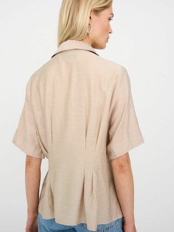 T-shirt ' PD-Viola Peplum ' Ivy Copenhagen en beige