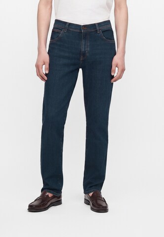 Coupe slim Jean 'TEXAS' WRANGLER en bleu : devant