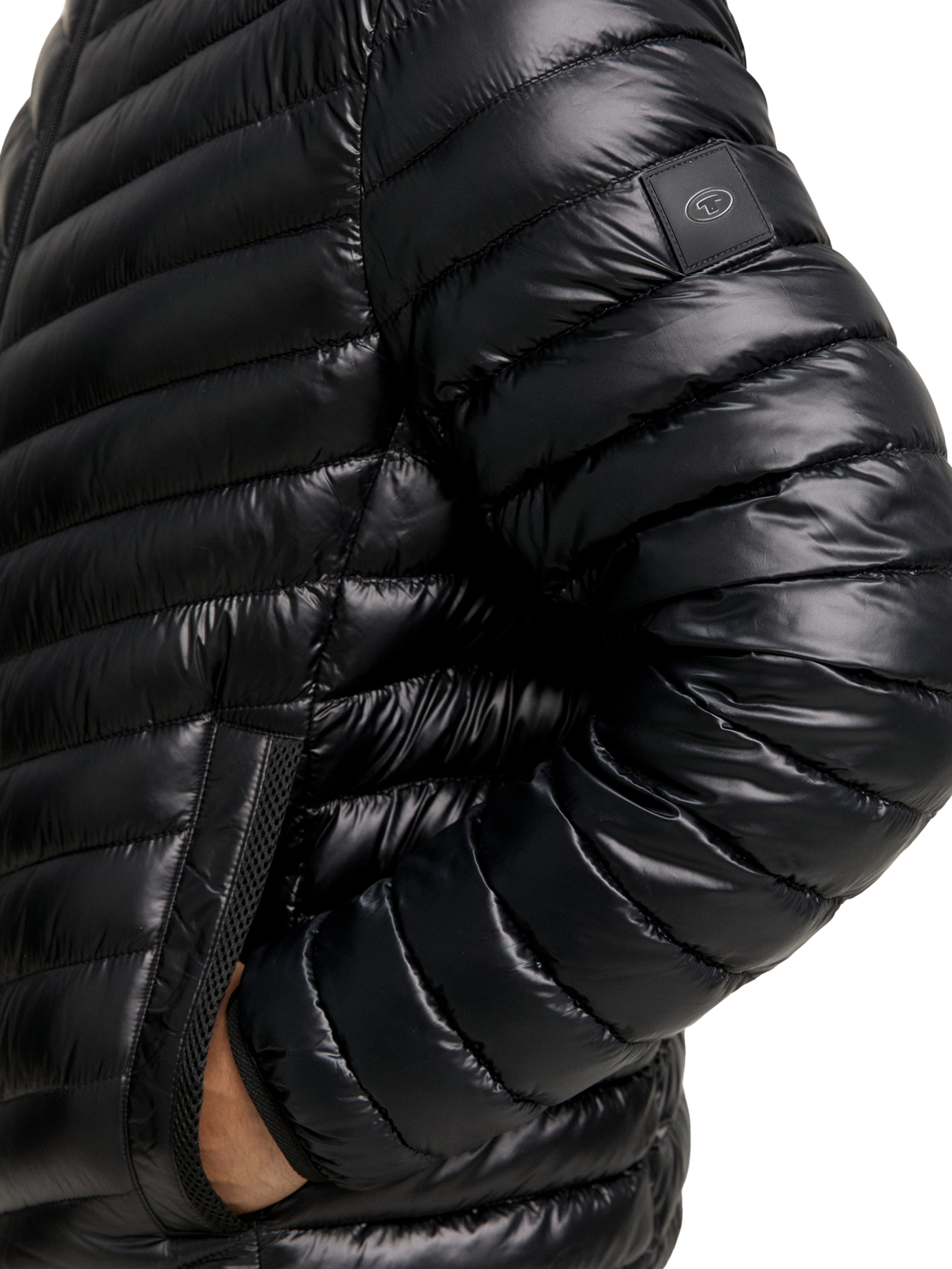 TOM TAILOR Демисезонная куртка в Черный