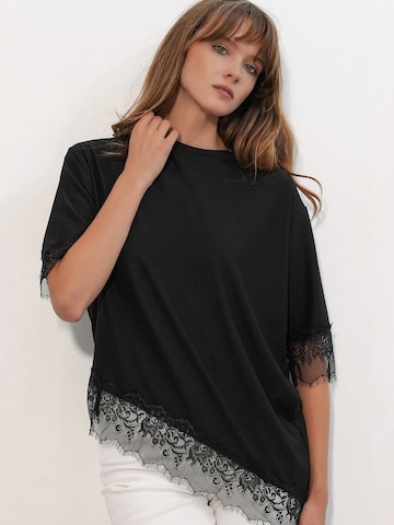 Camicia da donna di Bigdart in nero: frontale