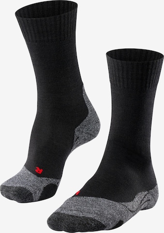 FALKE Athletic Socks 'TK2 Explore' in Black: front