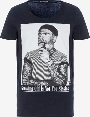 Redbridge Shirt 'Manhattan Uncle Pipe' in Black: front