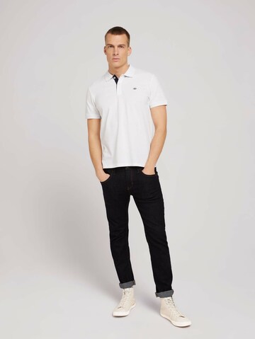 TOM TAILOR Poloshirt in Weiß