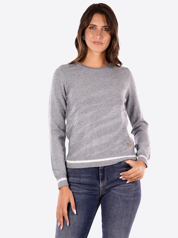 Pull-over 'Maglia' Yes Zee en gris