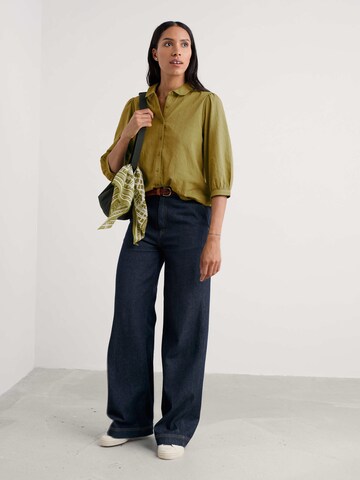 Seasalt Cornwall Blouse 'Hope Cottage' in Groen