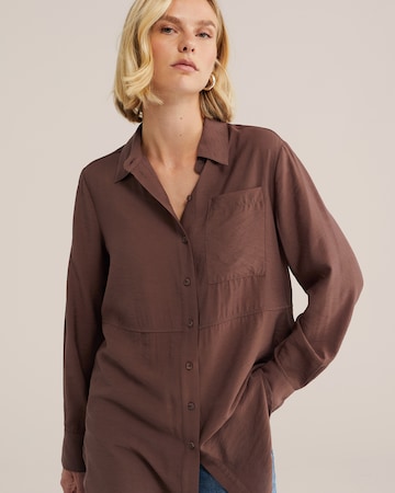 Camicia da donna di WE Fashion in marrone