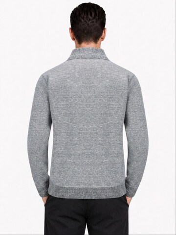 ALLTHEMEN Knit Cardigan in Grey
