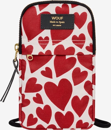 Wouf Smartphonehoesje in Rood: voorkant