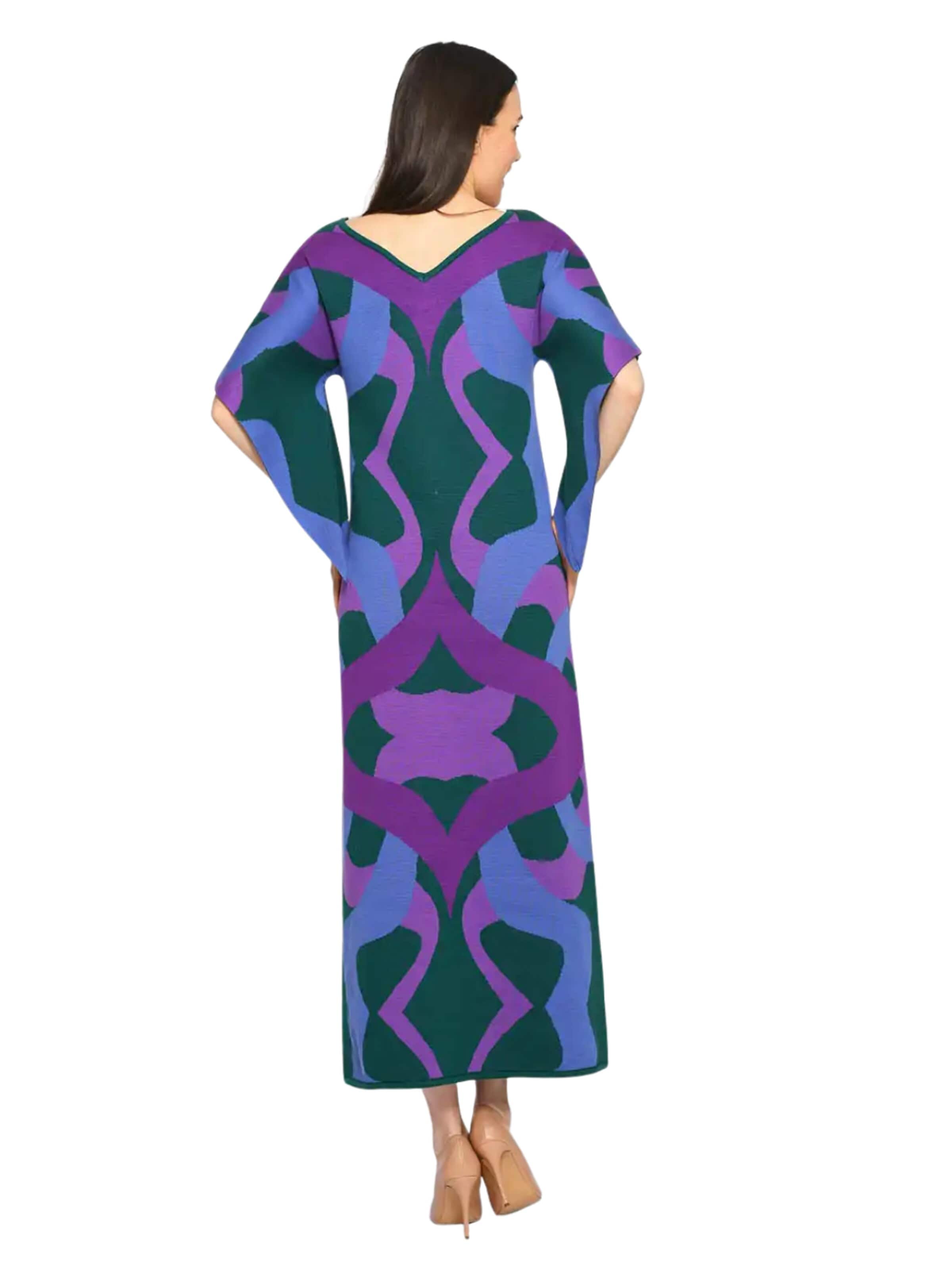 Csillag Zsuzsi Knit dress 'Dreamgate - Tulip' in Green