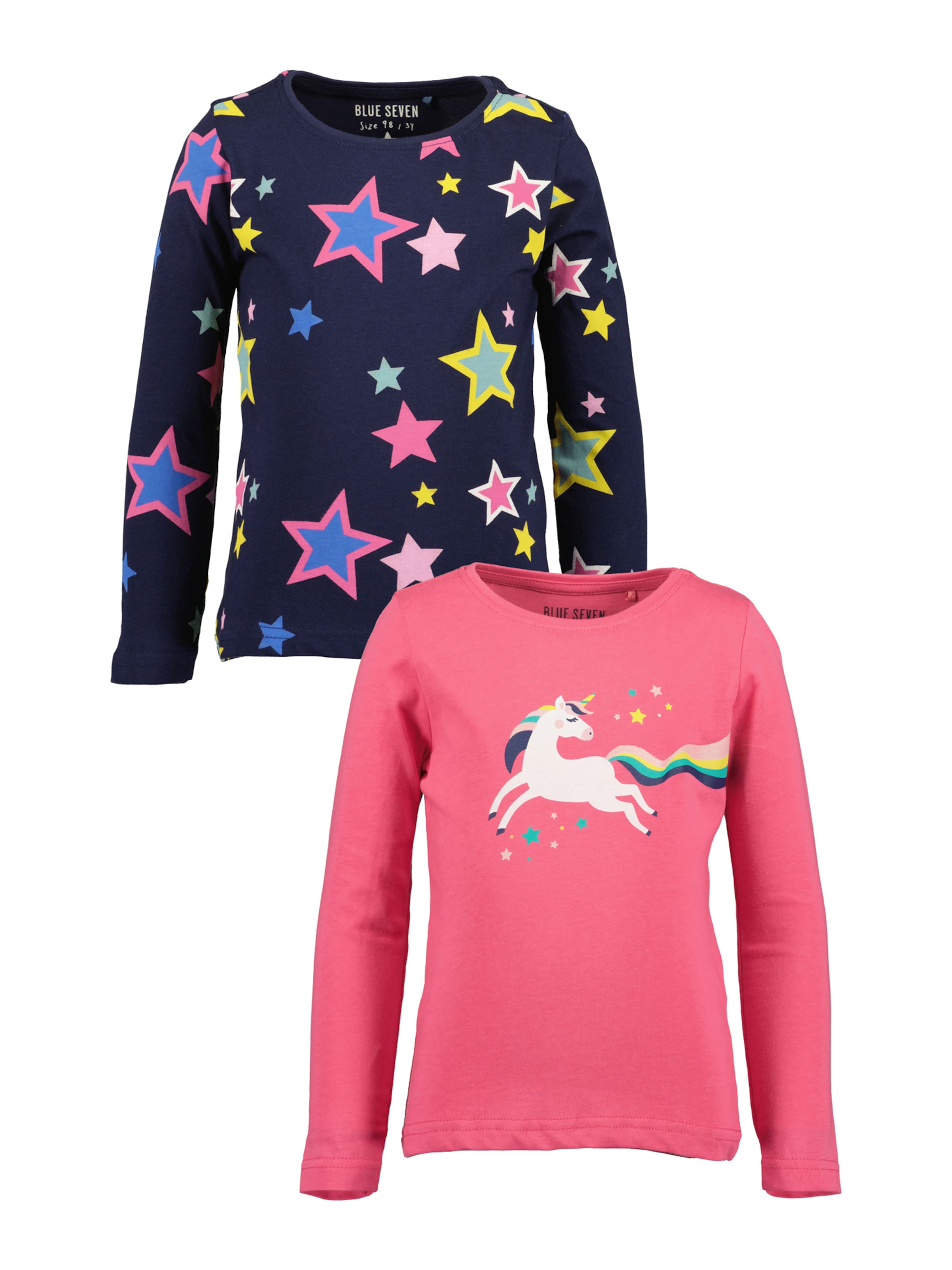 BLUE SEVEN Tričko - Modrá: predná strana