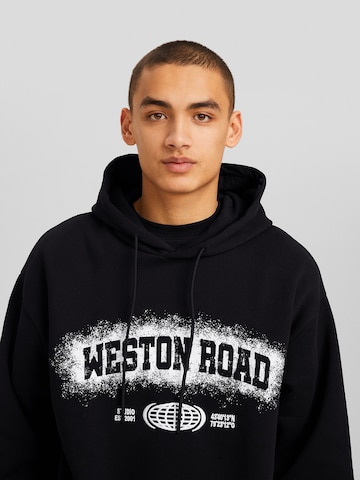 Bershka Sweatshirt i svart