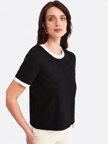 T-shirt Ethiquet en noir