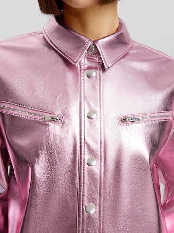 Veste mi-saison Bershka en rose