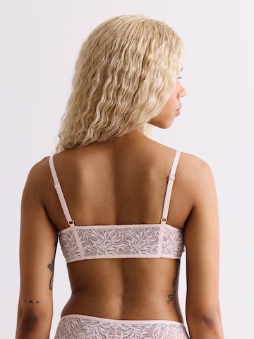 Erlich Textil - Bandeau Sujetador 'Dreamy Lace' en rosa