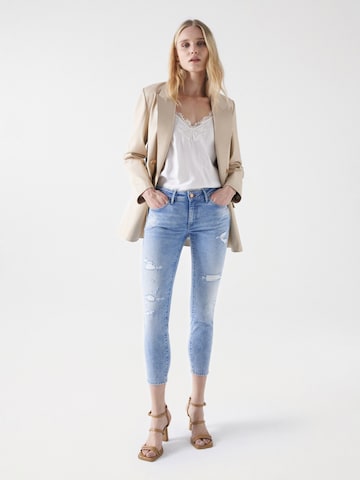 Coupe slim Jean Salsa Jeans en bleu