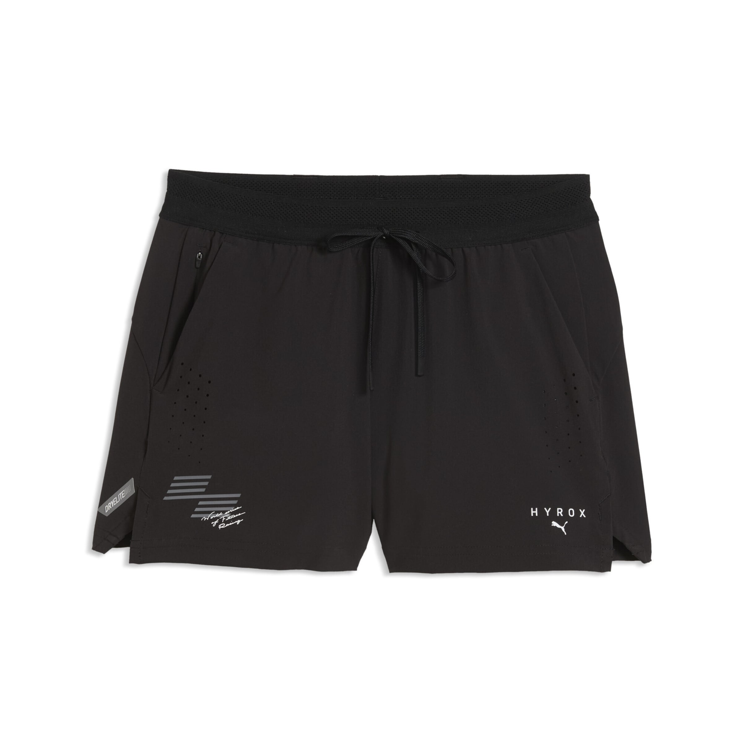 PUMA Regular Sports trousers 'Puma x Hyrox' in Black: front