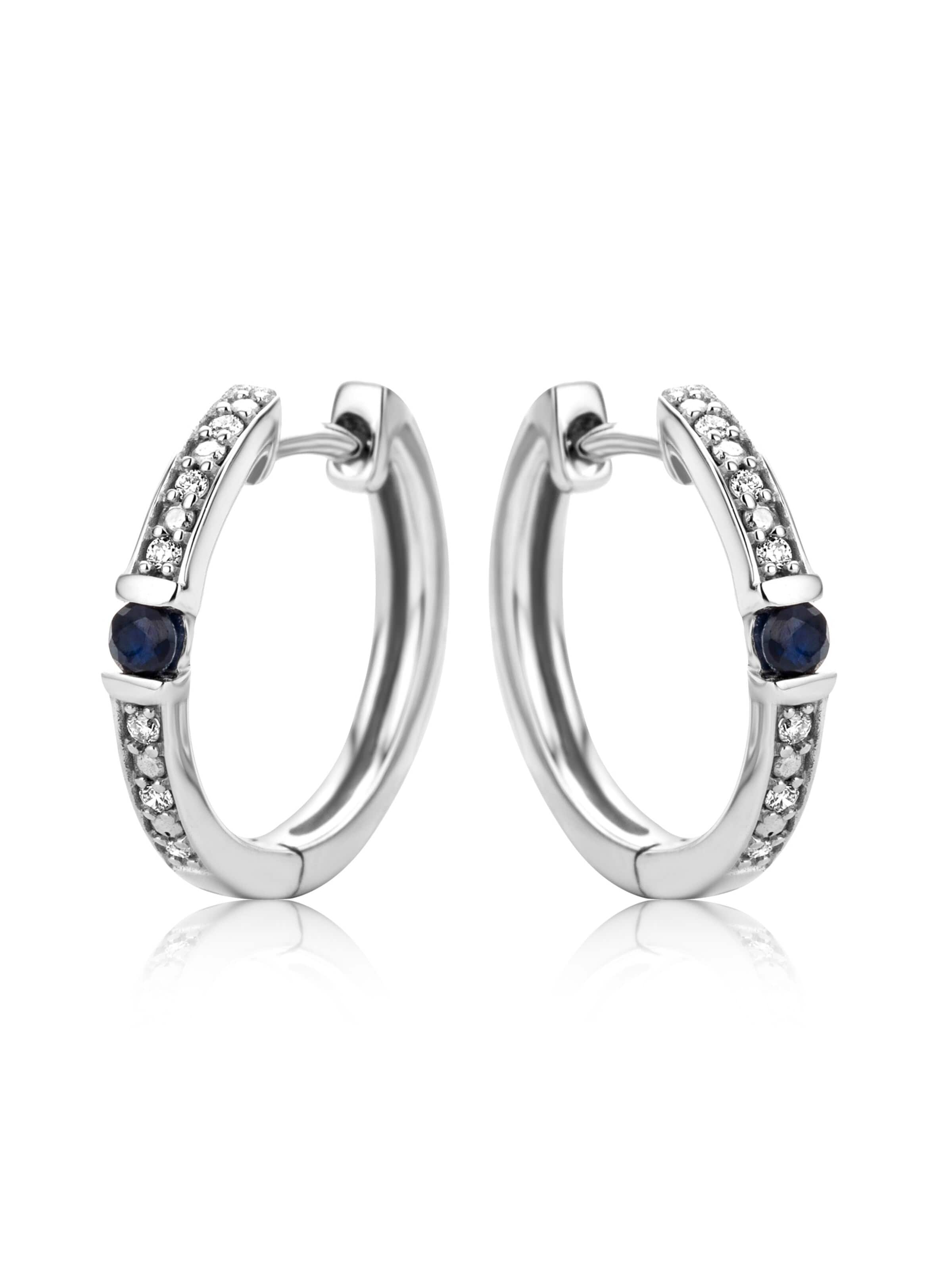 Boucles d'oreilles DIAMANT LETERNEL en argent