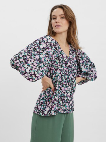 VERO MODA Shirt 'Inga' in Zwart: voorkant