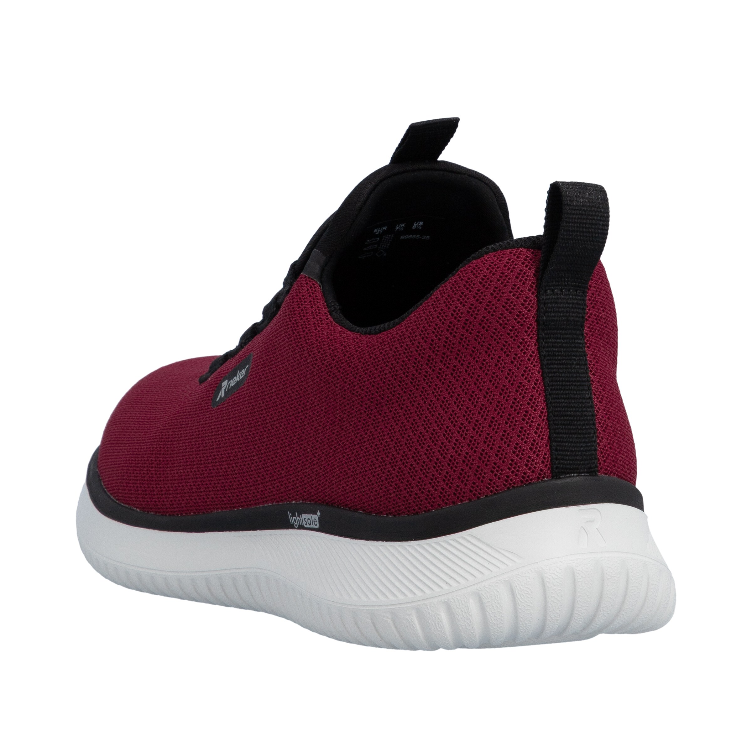 Rieker Sneakers 'B9655' in Red