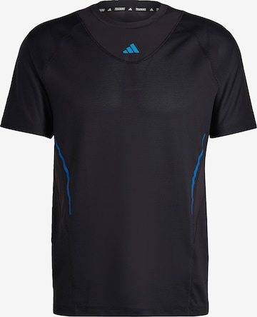 ADIDAS PERFORMANCE Performance shirt in Black: front