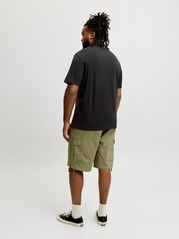 Jack & Jones Plus - Camiseta 'JORHyeres' en negro