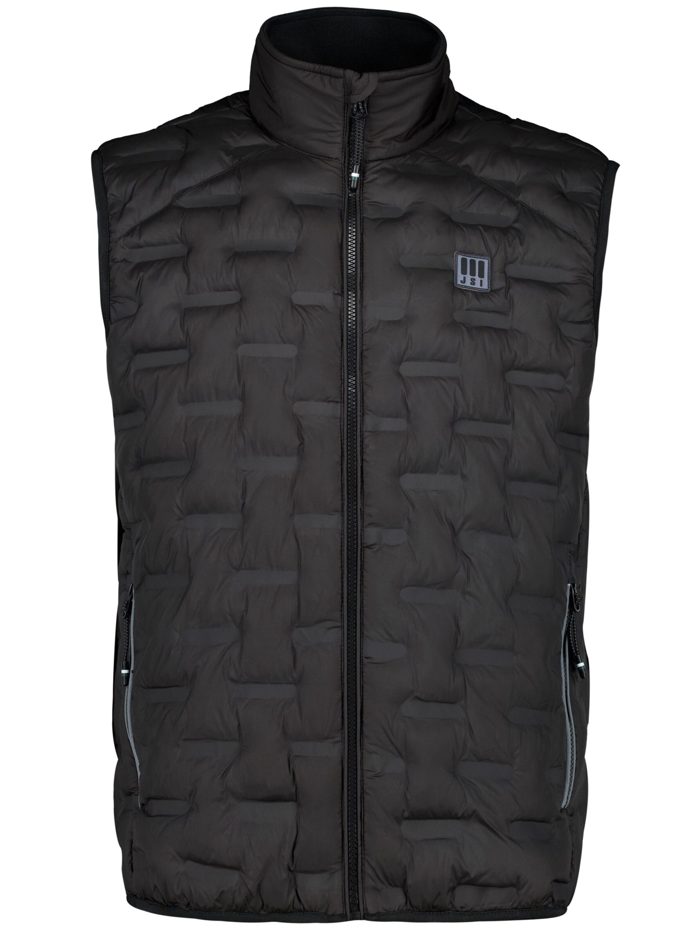 Gilet Jack's en noir : devant