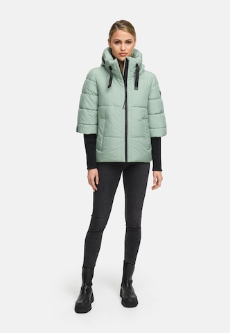 NAVAHOO Winterjacke 'Lotusherz XIV' in Grün
