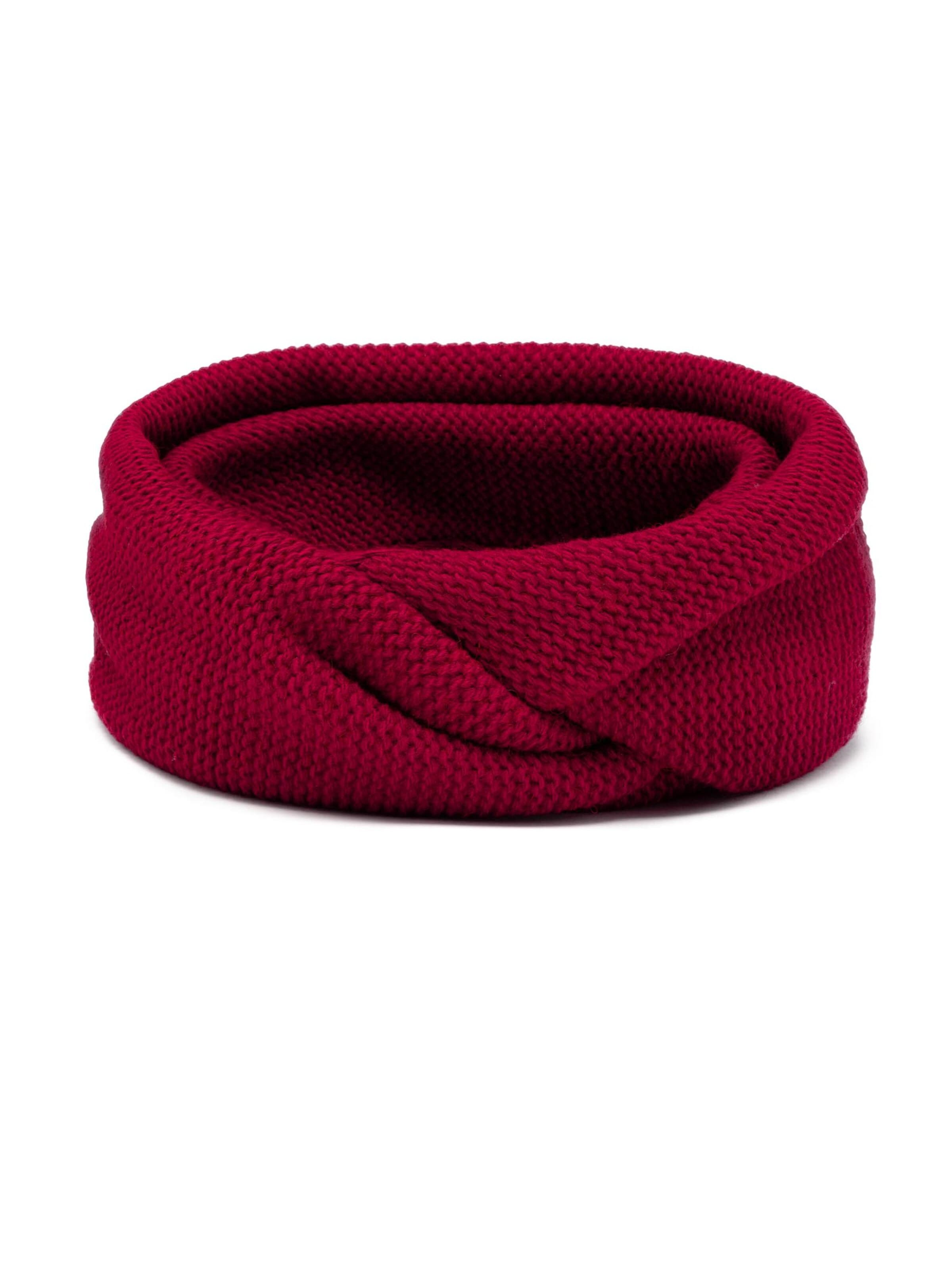 Vivisence Tunnelsjaal '7103' in Rood: voorkant