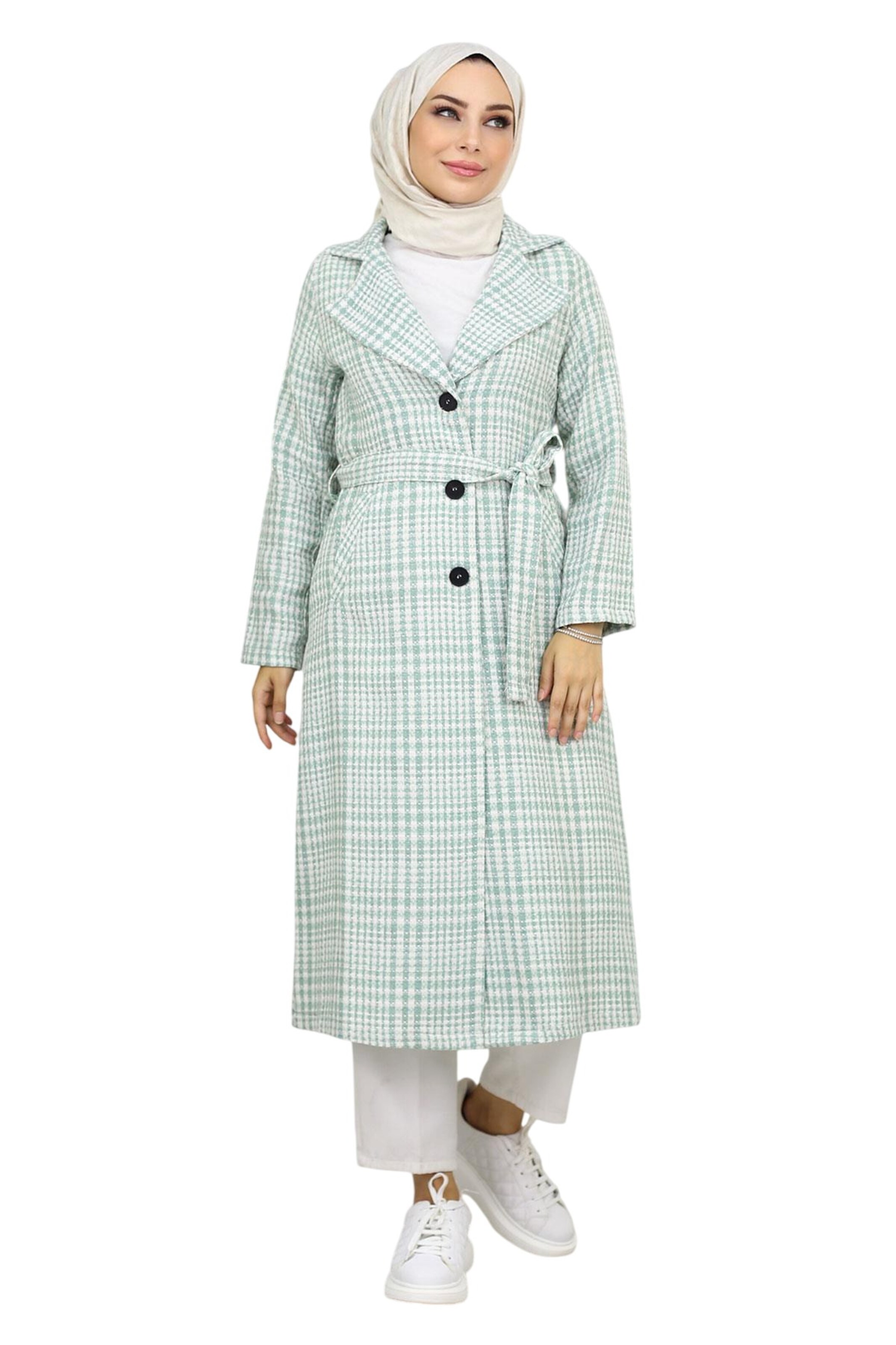 MODAMIHRAM Between-seasons coat in Green