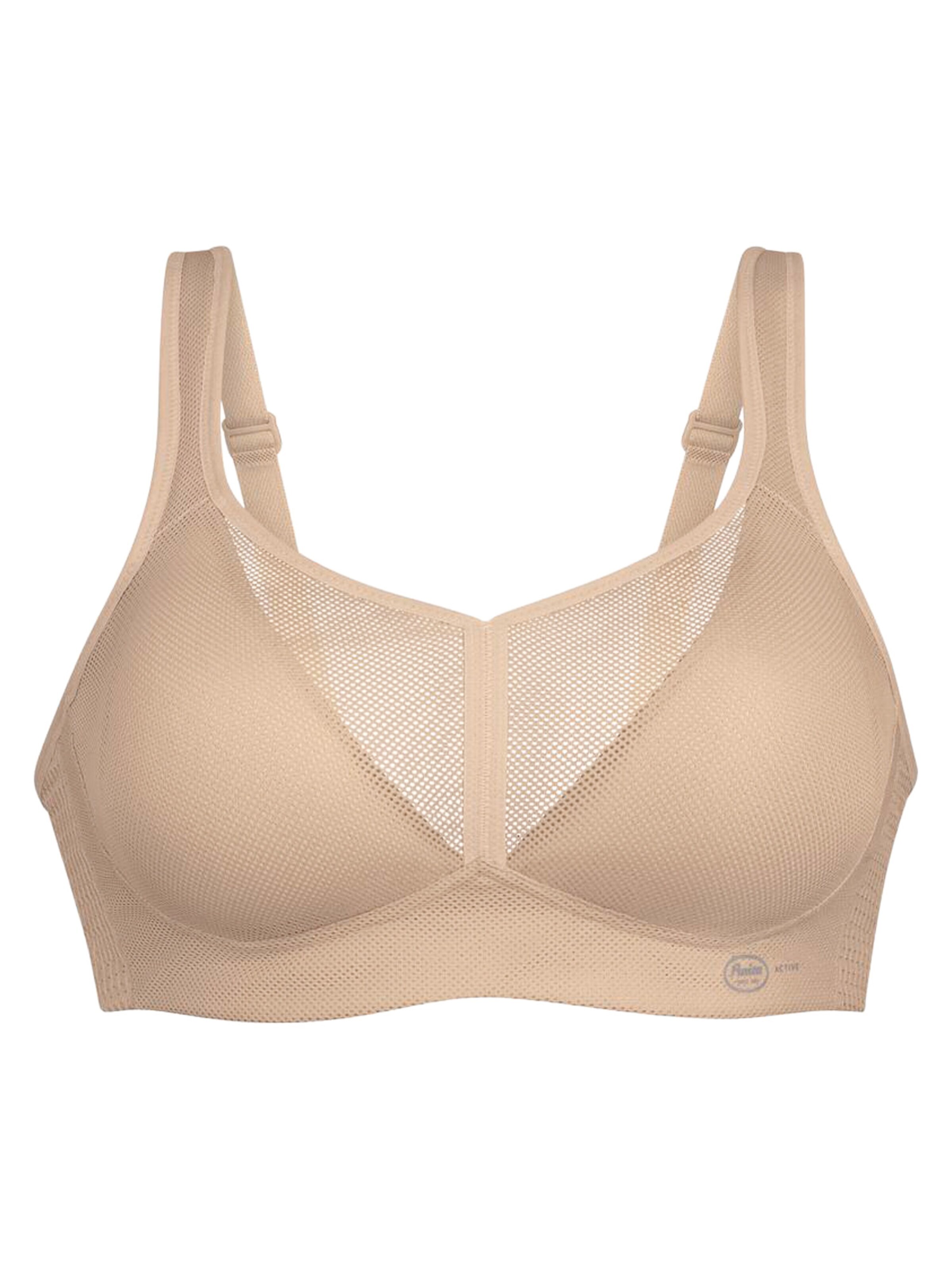 ANITA Bra 'Air Control mit Delta Pad Sport' in Beige: front
