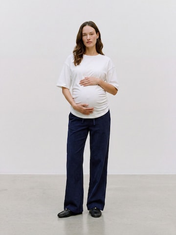 Wide Leg Pantalon 'MLSally' MAMALICIOUS en bleu