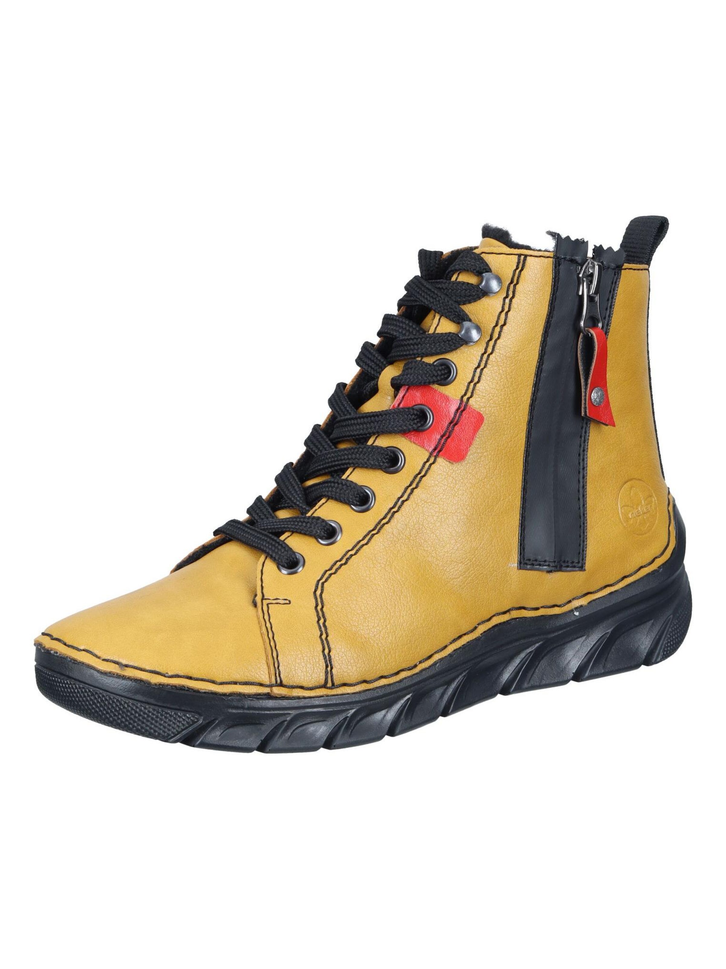 Rieker Ankle Boots 'Stiefel' in Yellow: front