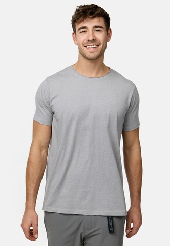 T-Shirt INDICODE JEANS en gris : devant