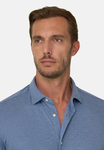 Boggi Milano Shirt in Blauw: voorkant