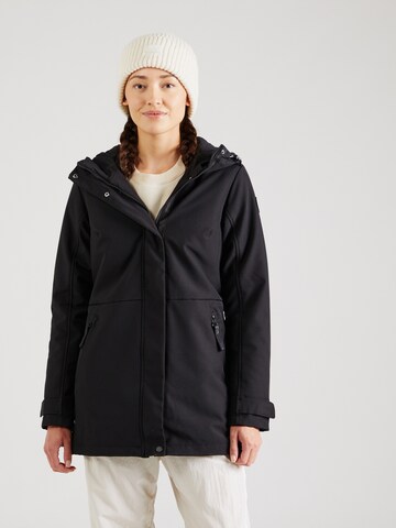 Giacca per outdoor 'APLINGTON' di ICEPEAK in nero: frontale