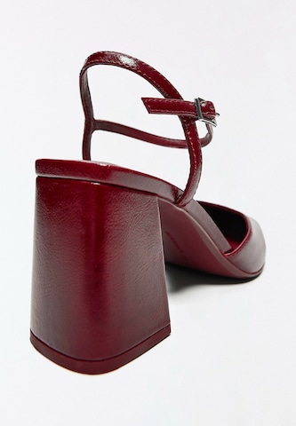 Bershka Slingback pumps i röd