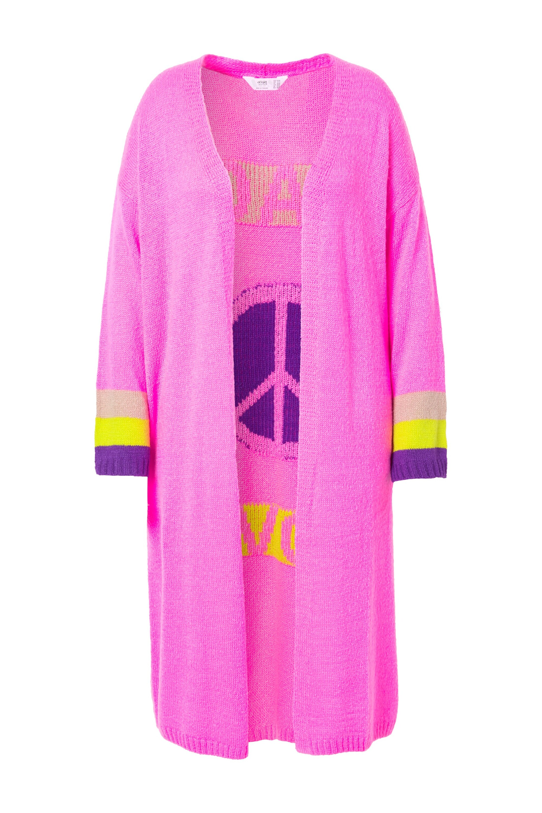 Angel of Style Strickjacke in Pink: Vorderseite