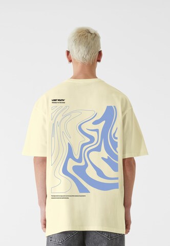 Lost Youth Shirt 'Chaos' in Yellow