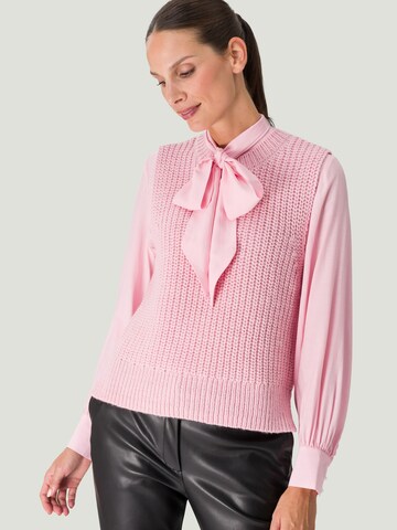 Pull-over zero en rose : devant