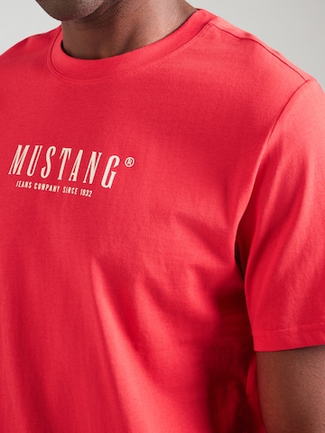 MUSTANG Póló 'Style Austin' - piros