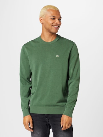 LACOSTE Regular Fit Pullover i grøn: forside