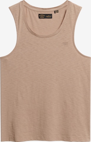 Haut Superdry en beige : devant