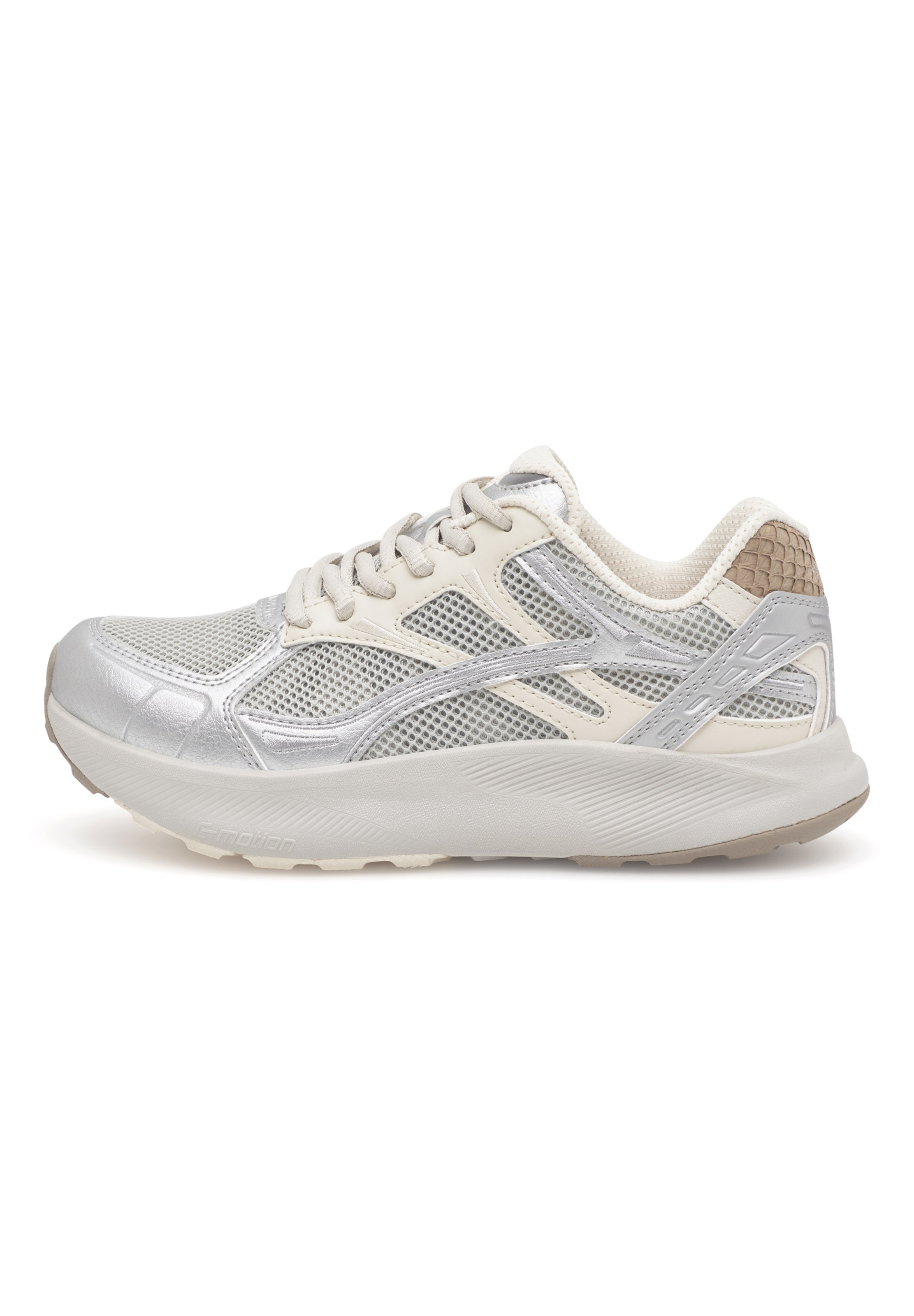 WODEN Platform trainers 'Freja Runner' in Grey / Light grey / Silver, Item view